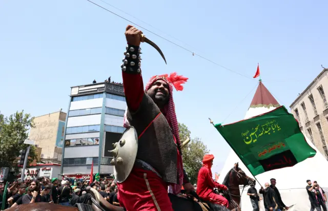 نمایی از مراسم تعزیه