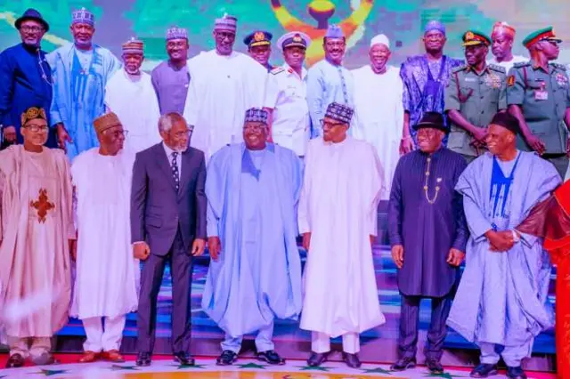 Buhari da manyan jami'an gwamnati 