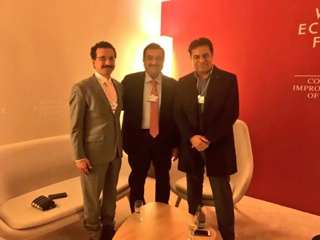 గౌతమ్ అదానీ, కేటీఆర్