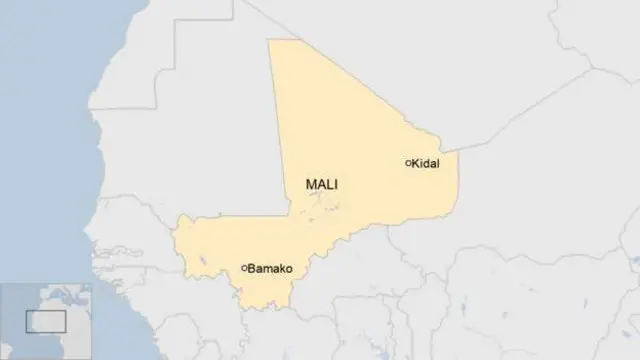 Carte du Mali