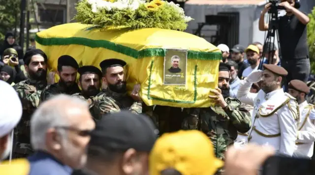 11 जून को हिज़बुल्लाह कमांडर तालेब अब्दल्लाह की हुई थी मिसाइल हमले में मौत