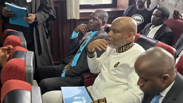 Nnamdi Kanu in court