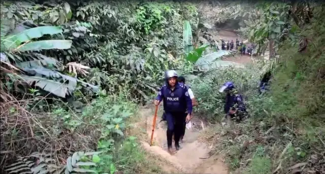 দুর্গম এলাকায় ব্যাপক তল্লাশি চালানো হয়েছে