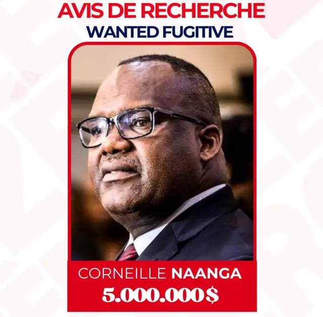 Leta ya Kinshasa yashyizeho igihembo cya miliyoni 5$ ku wafata cyangwa uwatanga amakuru yo yafatisha Corneille Nangaa, wahise agaragaza ko ari mu mujyi wa Goma 