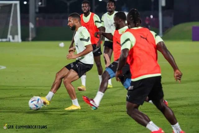 Black Stars training