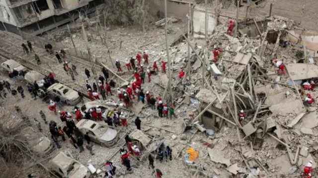 Tehranda dağıntılar