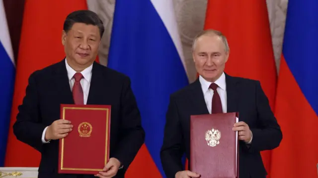  চীনা প্রেসিডেন্ট শি জিনপিং এবং প্রেসিডেন্ট পুতিন