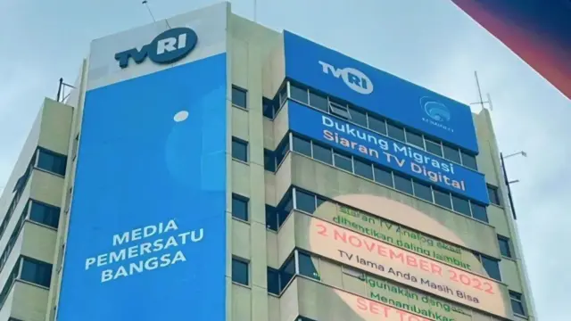 Gedung LPP TVRI di Jakarta. 