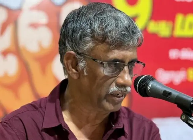 बीएसएनएल कर्मचारी संघटनेचे (चेन्नई सर्कल) राज्य सचिव श्रीधर सुब्रमण्यम