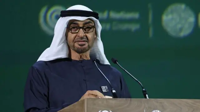 यूएई के राष्ट्रपति शेख मोहम्मद बिन ज़ायेद अल नाहयान