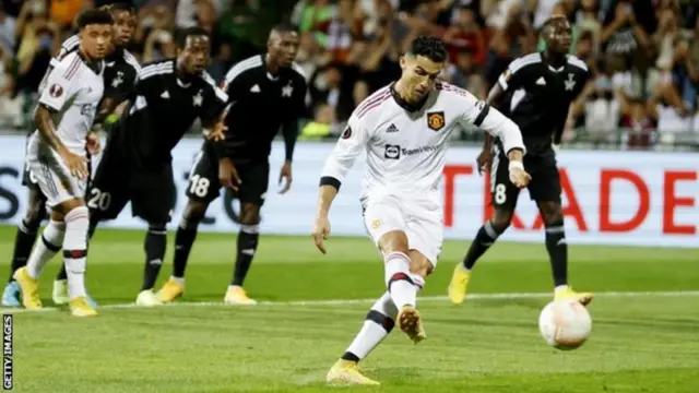 Wannan ce kwallo ta farko da Ronaldo ya ci a kafatanin wannan kakar
