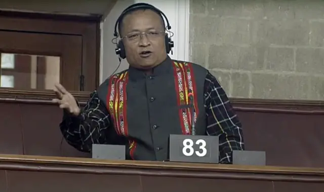  मिज़ोरम से राज्यसभा सदस्य के. वनलालवेना