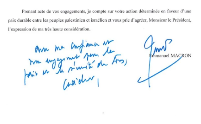 Макрондун Аббаска жолдогон каты