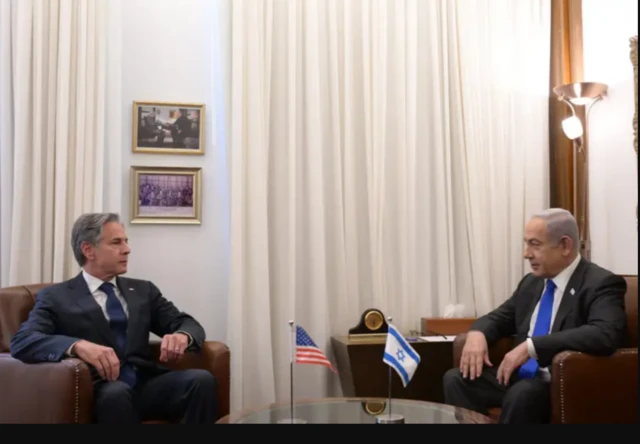 US Secretary of State Antony Blinken in Israel