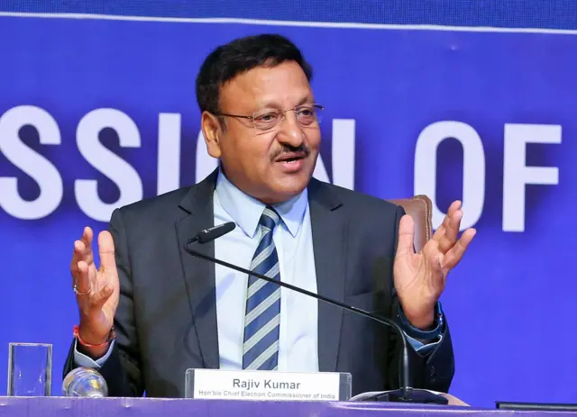 मुख्य चुनाव आयुक्त राजीव कुमार