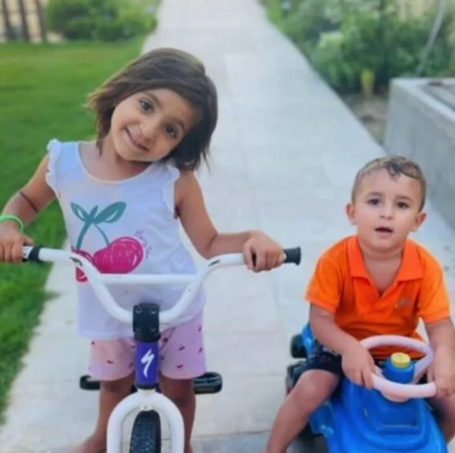 پانچ سالہ فاطمہ اور تین سال کا انس