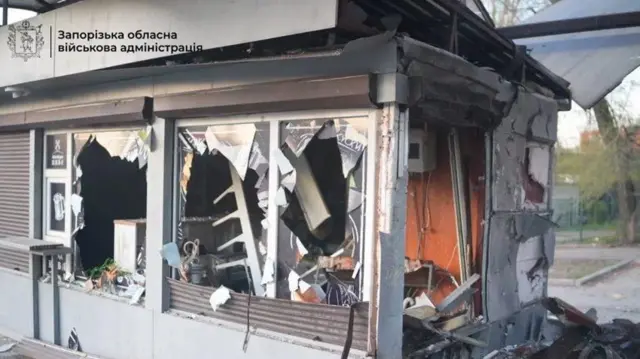 Наслідки атаки в Запоріжжі