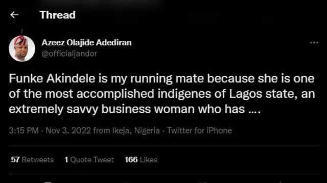 Aworan atẹjade Jandor loju opo rẹ