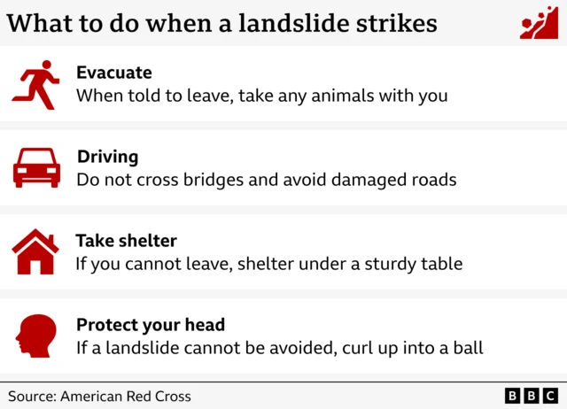 how landslides strike