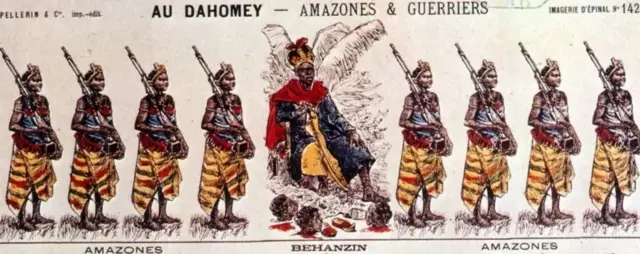Les Amazones du Dahomey avec Behanzin.