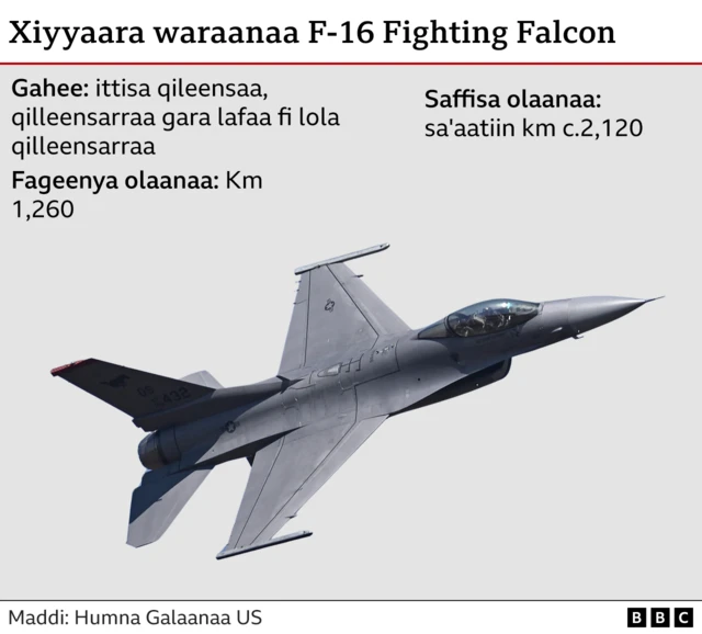 F-16 jeettii waraanaa