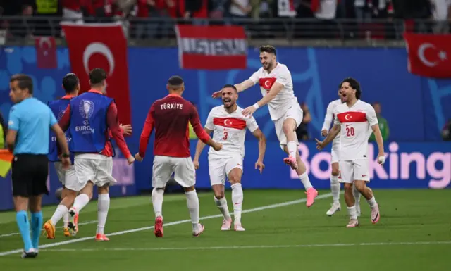 Merih Demiral'ın gol sevinci