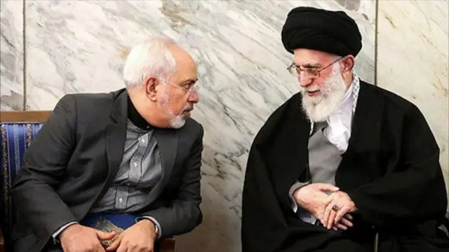 ظریف و خامنه‌ای