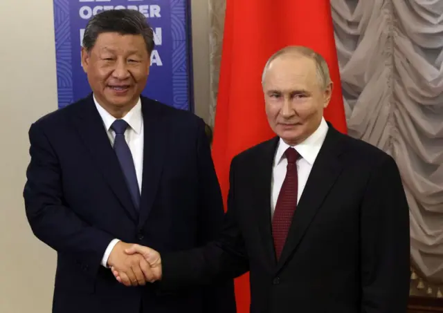 Xi Jinping y Vladimir Putin.