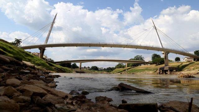 Rio Acre com baixa vazão