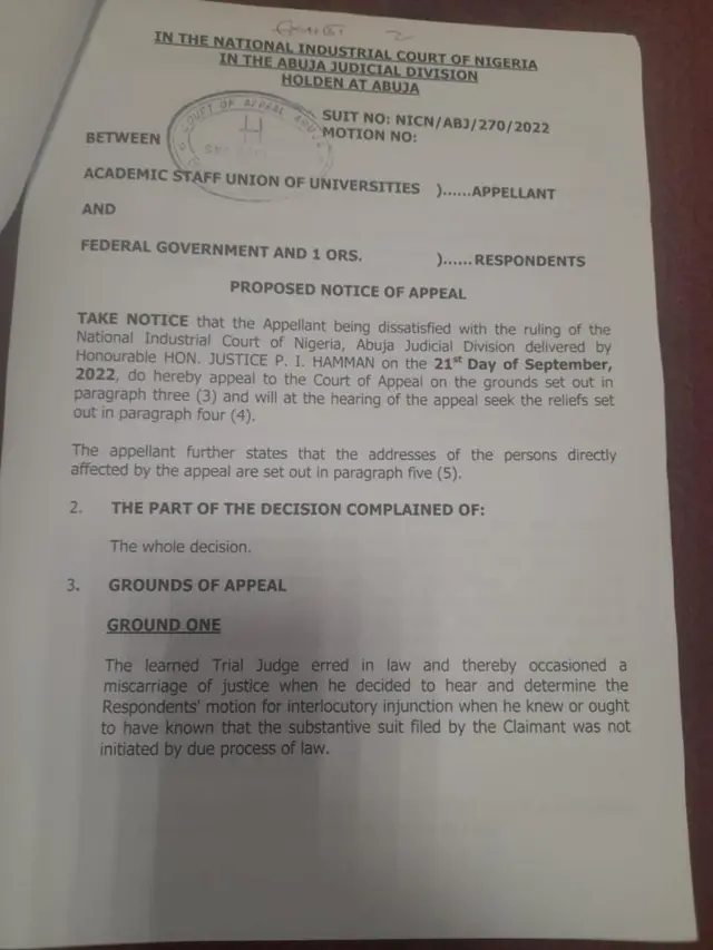 foto of front page of di appeal