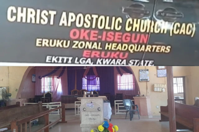 Foto of CAC Oke Isegun wey bandits attack