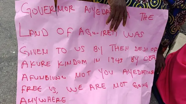 Aworan to n kede pe awon ko ni i fi Ago ireti silẹ, nitori Aiyedatiwa kọ lo fun awọn nibẹ