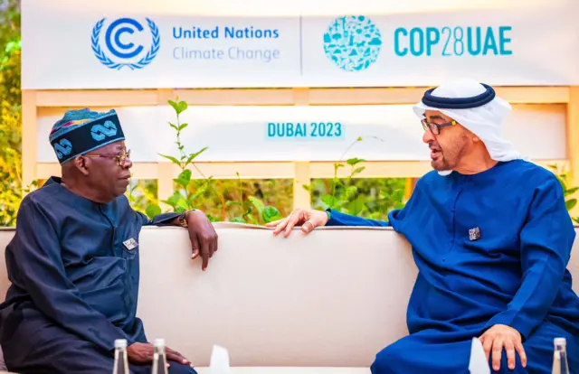 Aarẹ Tinubu nibi apero COP28