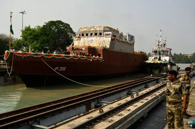 ২০২৩ সালে ভারতীয় নৌবাহিনীর জন্য এই দুটি রণতরী নির্মাণ করে সংস্থাটি