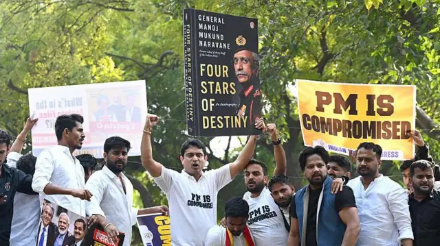 यूथ कांग्रेस के कार्यकर्ता