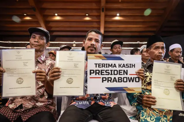 transmigran, Prabowo