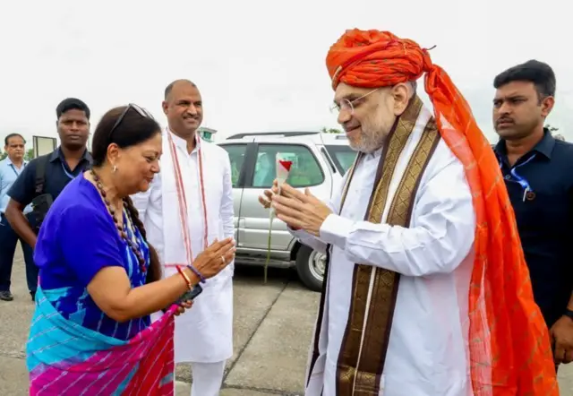 अमित शाह, वसुंधरा राजे 