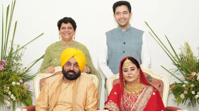 ਭਗਵੰਤ ਮਾਨ ਦੇ ਵਿਆਹ ਮੌਕੇ ਰਾਘਵ ਚੱਢਾ