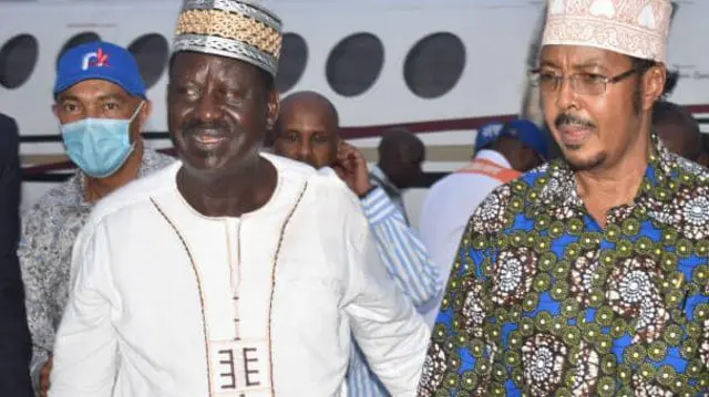 Raila Odinga iyo Aadan Keynaan