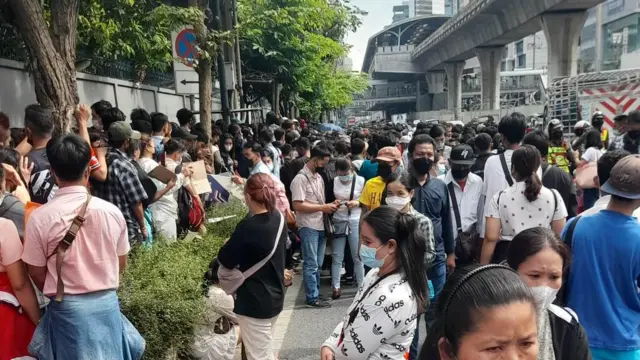 Thailand, Passport, Myanmar Embassy