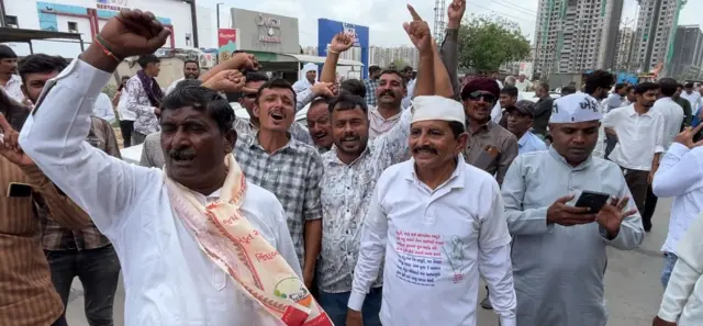 વિરોધપ્રદર્શન કરી રહેલા ખેડૂતોની આજની એક તસવીર