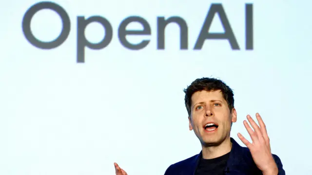 Сэм Альтман - глава компании Open AI, разработчика популярного чат-бота Chat GPT