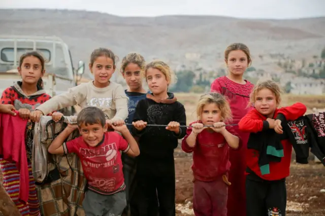 کودکان آواره سوری در پی جنگ داخلی