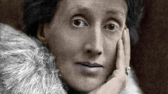 Virginia Woolf en una foto de aproximadamente 1928