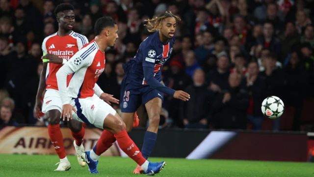 Foto from arsenal v PSG 