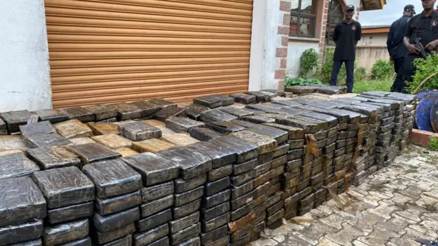 Some of di cocaine wey NDLEA bust