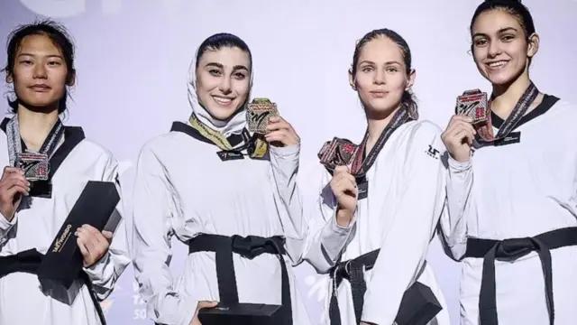 ناهید کیانی قهرمان تکواندو جهان شد