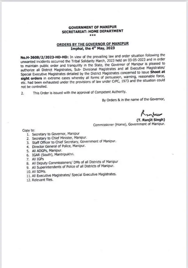 மணிப்பூர் வன்முறை