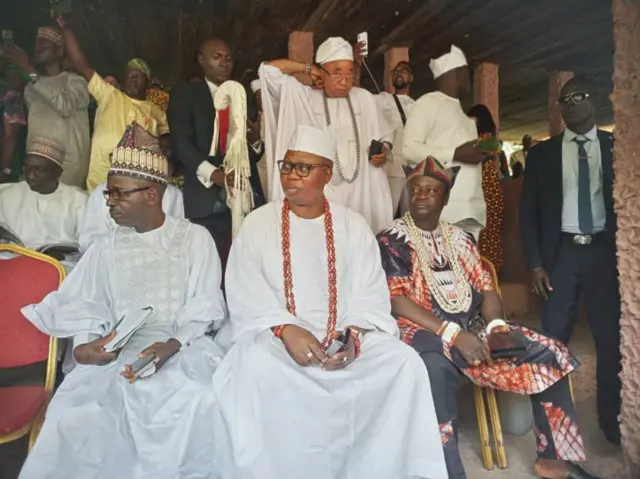 Aarẹ na kakanfo, Iba Gani Adams atawọn alejo nibi ọdun Osogbo