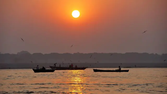 Rio Ganges, na Índia